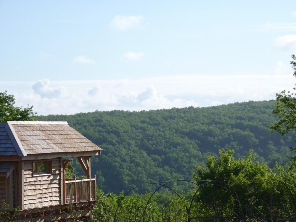 Cabane-Hobbit De Samsaget Bed and Breakfast Eyvignes-et-Eybenes Exterior foto