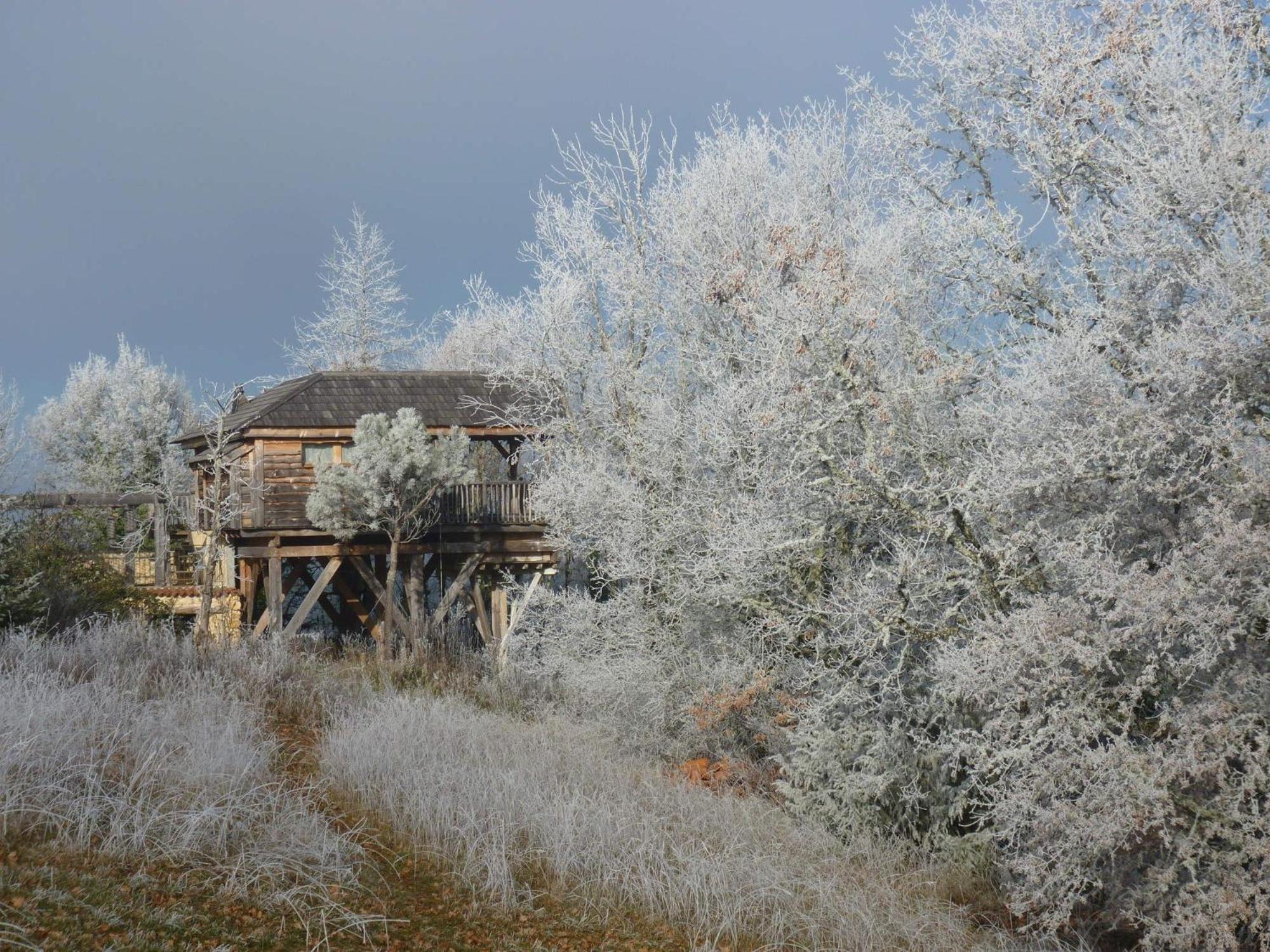 Cabane-Hobbit De Samsaget Bed and Breakfast Eyvignes-et-Eybenes Exterior foto